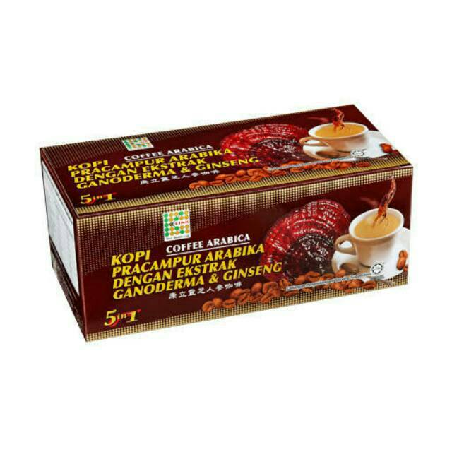 

Arabica ekstrak ginseng kopi herbal coffe 4 in 1