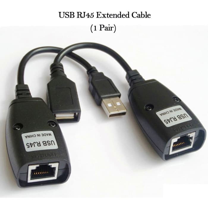 USB Rj45 Extension Adapter/USB Extender Via Lan 150ft Length