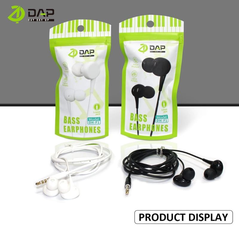 HEADSET DAP DH-F1 SOUND BASS / EARPHONES / HANDSFREE