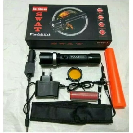 Senter Swat Police 99000w Original / senter led original