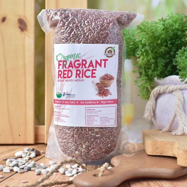 

ⅎ House Of Organix Fragrant Red Rice ( Beras Merah Wangi ) 1 Kg ♫
