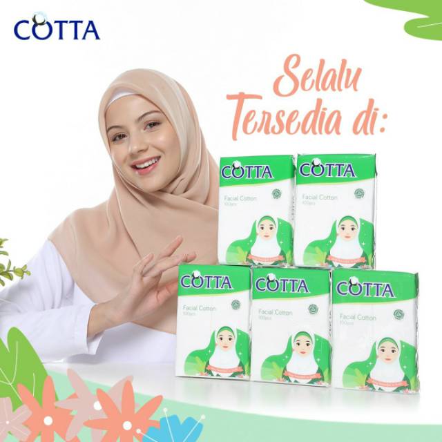 COTTA KAPAS HALAL PERTAMA-KAPAS HIJAB-KECANTIKAN-FACIAL COTTON