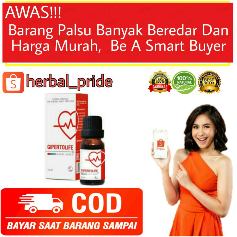 Gipertolife Asli Obat Hipertensi Tekanan Darah Cair