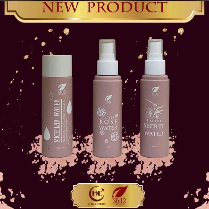 NEW PRODUCT SR12 NATURE ROSE WATER ORIGINAL MEMBUAT MAKE UP AWET