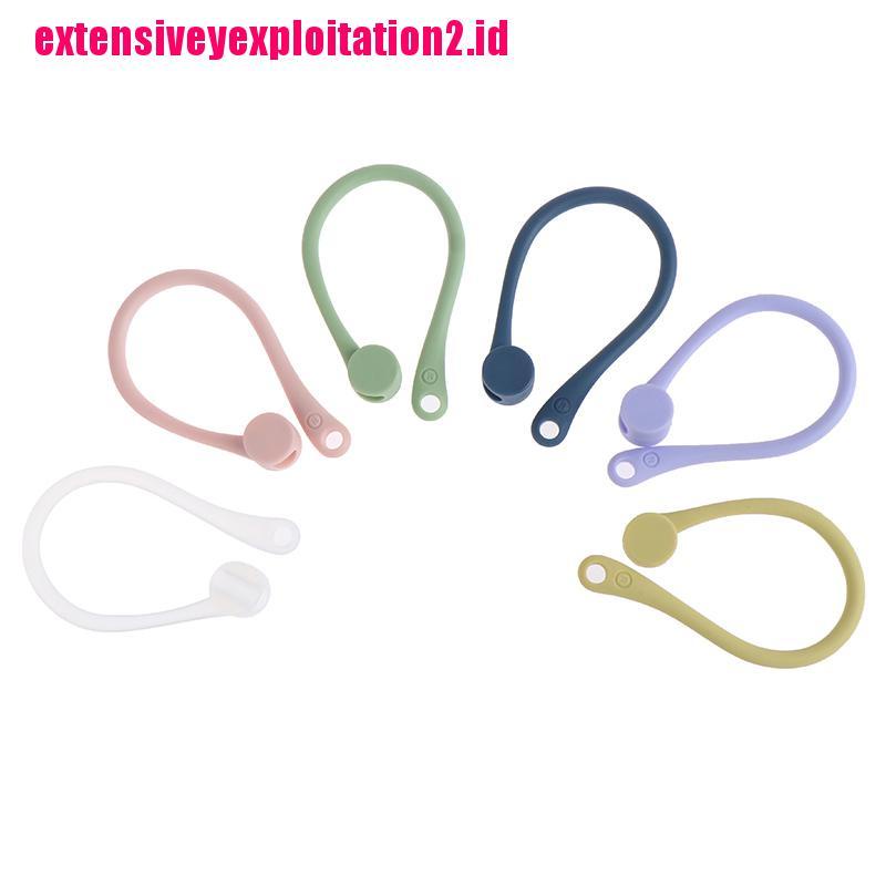 &lt; E2id &amp; &gt; 1 Pasang Strap Earhook Anti Hilang Untuk Earphone Wireless Airpods