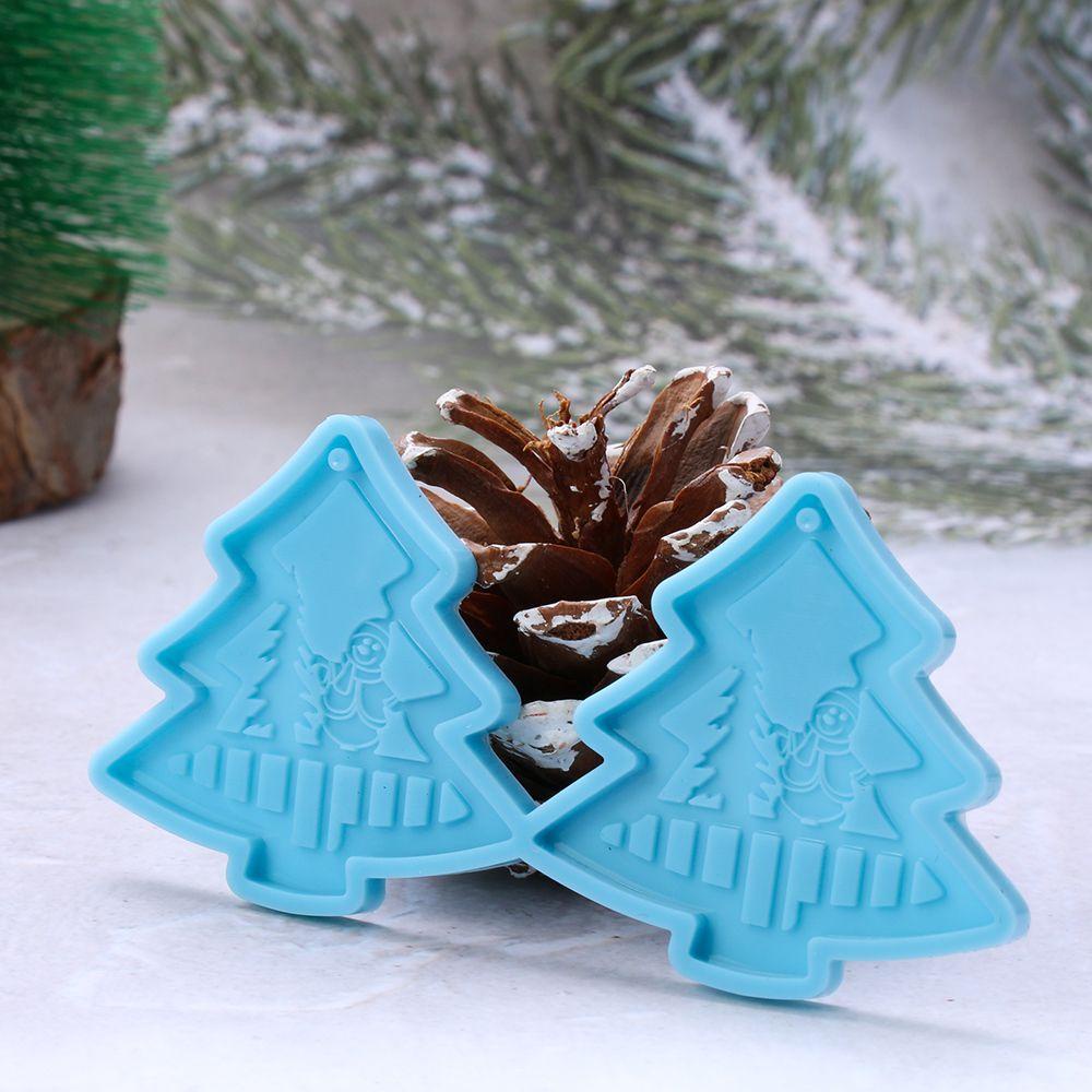 Preva Chiristmas Anting Cetakan DIY Resin Kerajinan UV Epoxy Merry Chiristmas Perhiasan Membuat Alat Resin Cetakan Silikon