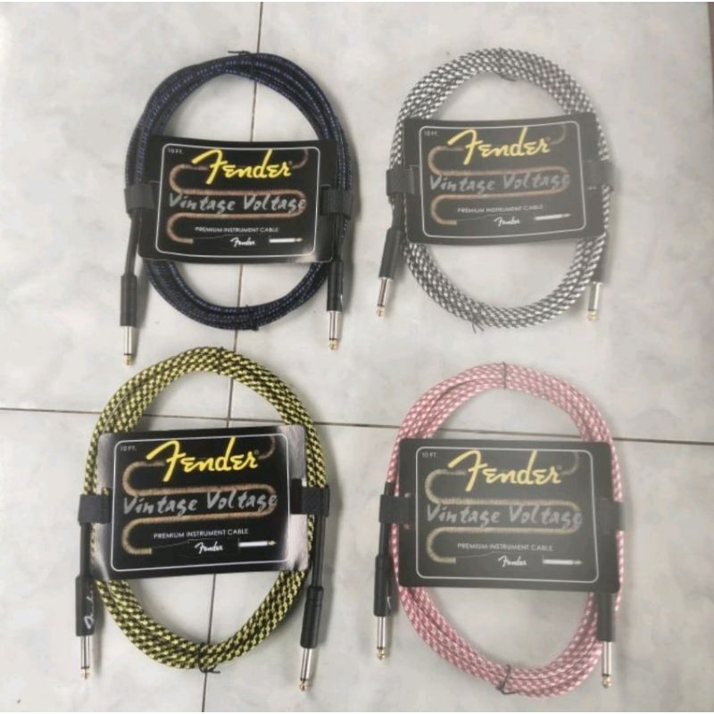 kabel jack gitar 3 meter fender