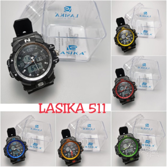 Jam Tangan Pria atau Wanita double time