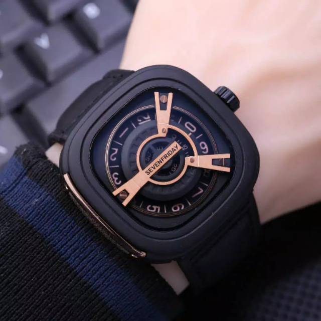 Jam tangan pria #Jam tangan murah SEVENFRIDAY KULIT