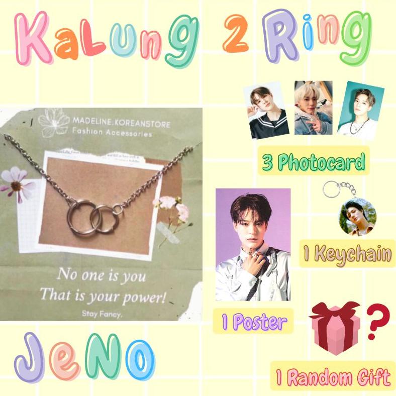 Kalung Gembok Jaehyun Mawar Taeyong Jaemin Renjun Kubus Doyoung Ring Jeno Sunflower Haechan Fish Tai