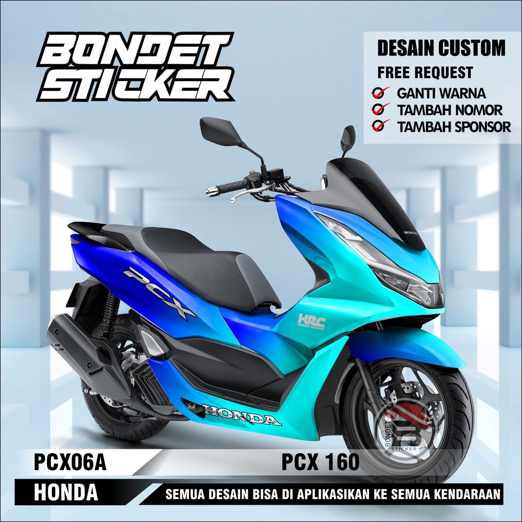 STICKER MOTOR - DECAL MOTOR HONDA PCX 160 FULL BODY