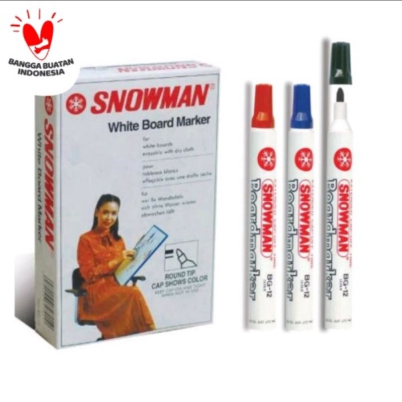 

SNOWMAN WHITE BOARD BG12