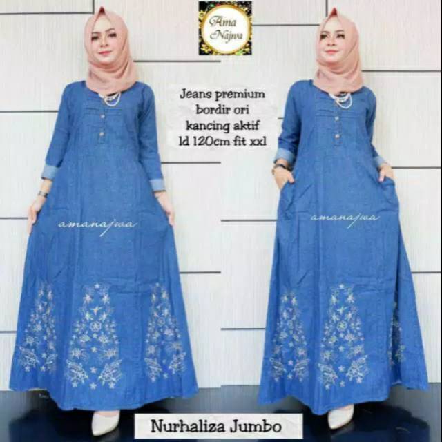 Gamis Nurhaliza jumbo by Ama Najwa