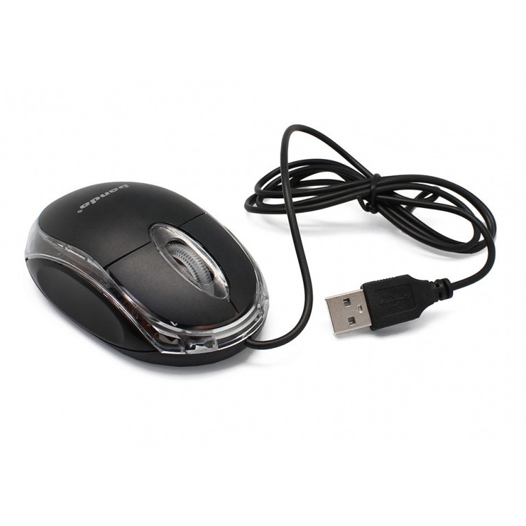 B100 Mouse USB Kabel Banda dengan Lampu - Warna Random