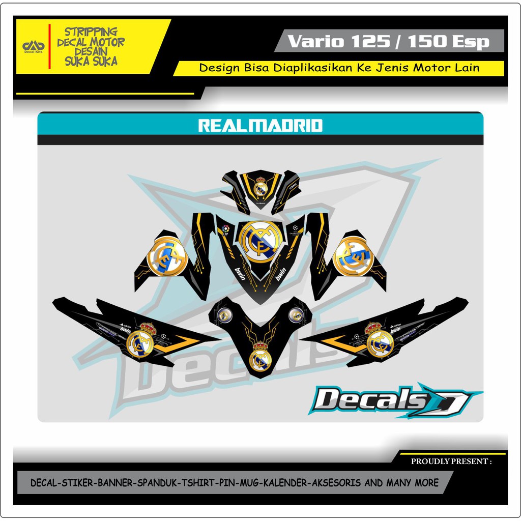 Decal Sticker Motor Vario 150 Esp Sticker Vario 125 Esp