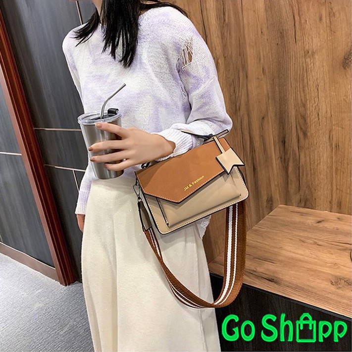 Tas Selempang Wanita Terbaru 2 Tali JM Fashion Bahan Kulit PU Premium - Tas Fashion Korea [SL51]