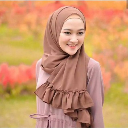 EVA PASHMINA DIAMOND REMPEL / JILBAB PASHMINA REMPEL DIAMOND HIJAB PASHMINA