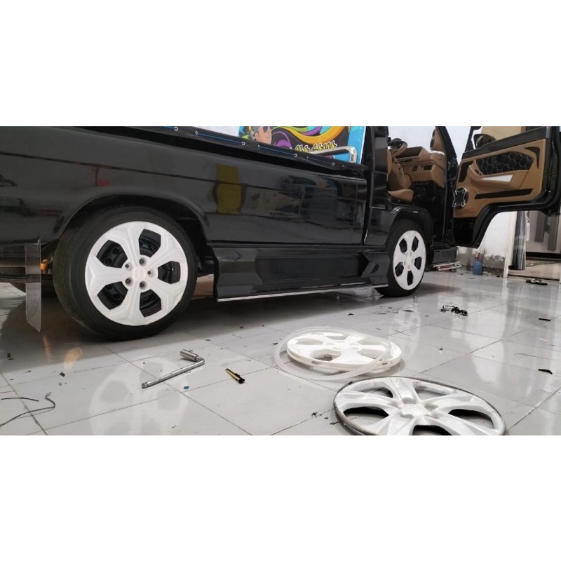 DOP WILDOP RING 17 HYUNDAI YUNDAI WELDOP R17 PLASTIK LENTUR COCOK UNTUK L300 ,NEW CARY ,GRANDMAX