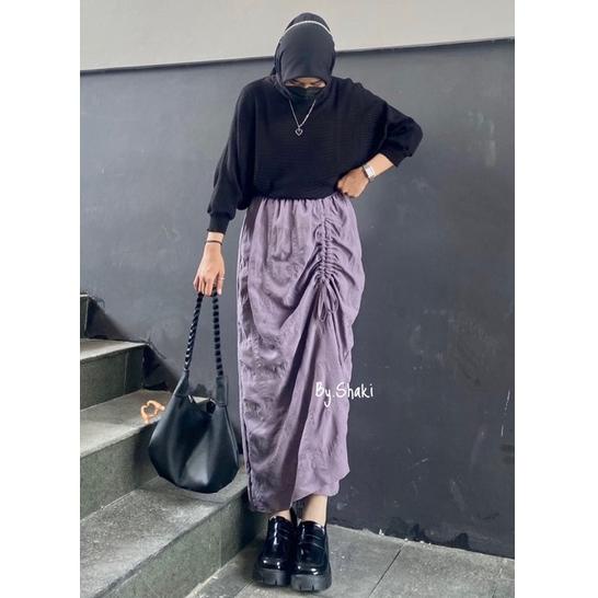 Rok Crinkle Serut Jumbo | Rok Serut Crinkle Premium "NAN.19Au22l"