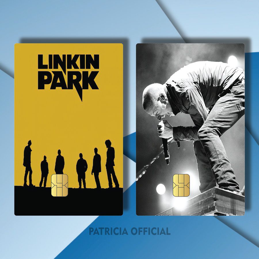GARSKIN CARD AESTHETIC BAND LINKIN PARK LOGO PHUWC/LBDEK/ STICKER CARD ATM GAMBAR LINKIN PARK / GARS