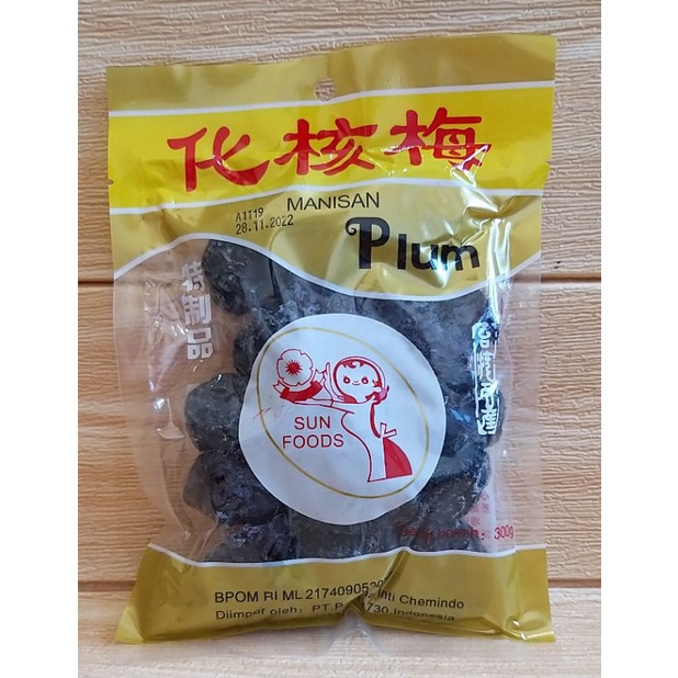 

Sun Food Manisan Plum Hitam 300gr / Plum Hitam