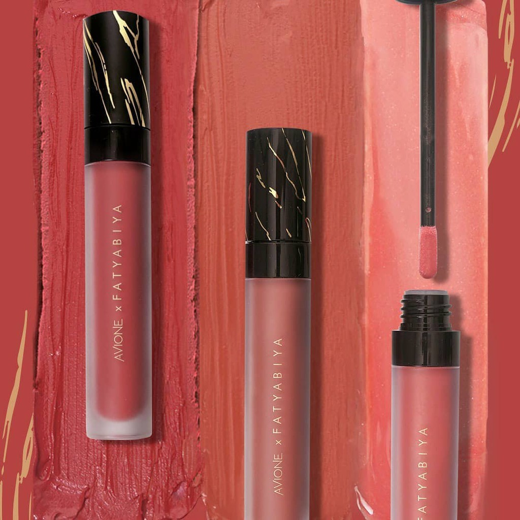 AVIONE Liquified Longwear Lipstick (new shades) -  Avione X FatyaBiya Lipstik