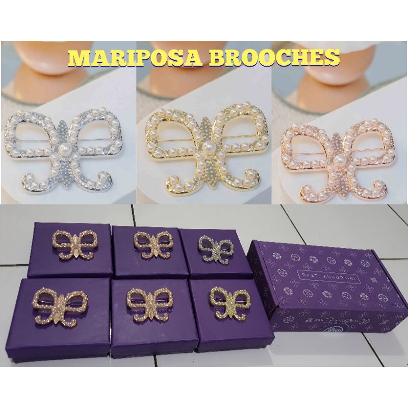 Mariposa Brooch by Restu Anggraini