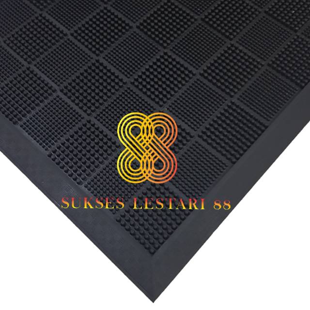 Keset Karpet Karet Anti Slip Bavel Duri 40 x 60 - Kotak