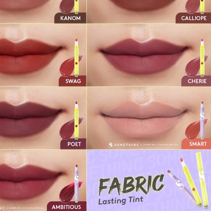 SOMETHINC Fabric Lasting Tint Lip Tint Lipstick X SABRINA Care Blurry Mousse Make Up Han So Hee