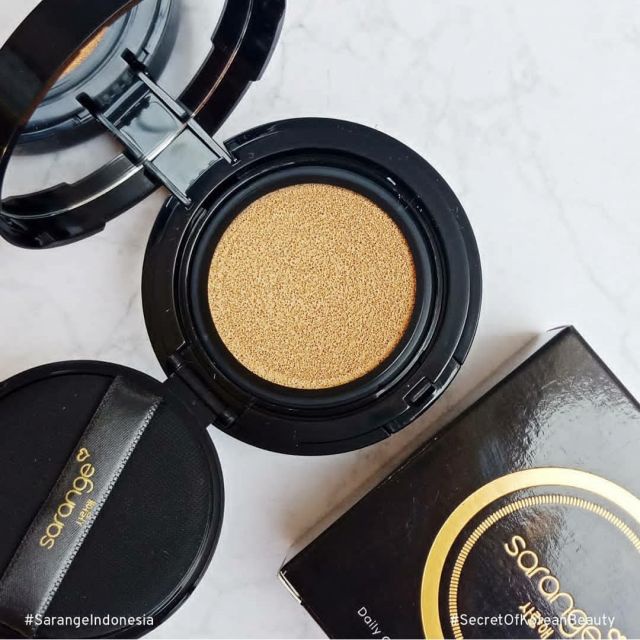 Sarange Daily Cover BB Cushion SPF 50 PA ++ Bedak Cair Bedak Basah Base Makeup ORIGINAL