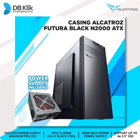 Casing Alcatroz Futura Black N2000