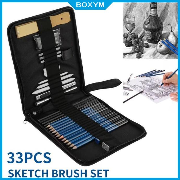 

Office & Stationery | Alat Tulis | Sketch Pensil Pisau Penghapus Dan Pensil Gambar Untuk 33 Pcs Set | Best Seller