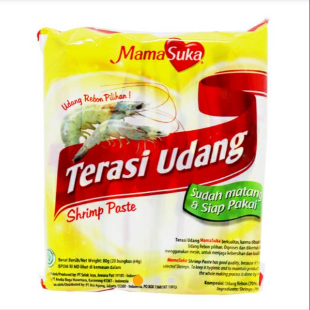 

Mamasuka Terasi Udang 4gr x 20 - Bumbu Dapur - Bumbu instan