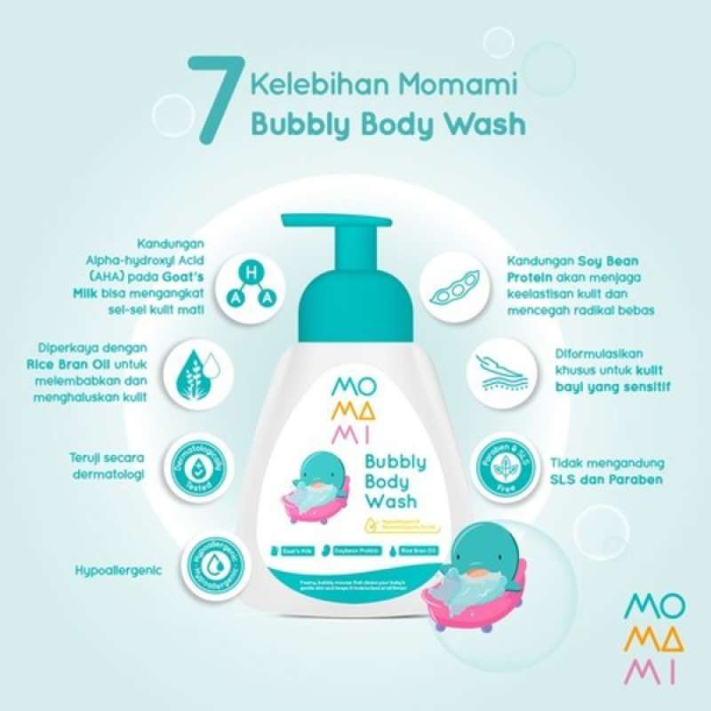 Momami Baby Bath Foam 250ml / Sabun Bayi