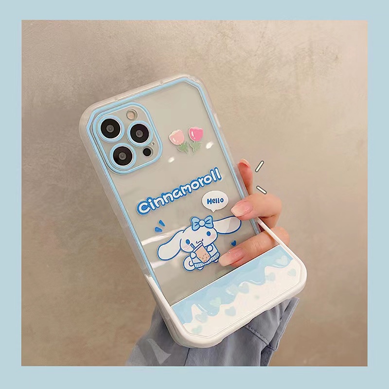 Casing Soft Case TPU Transparan Untuk IPhone 13 12 11 Pro X XR XS Max SE 2020 6 6S 7 8 Plus