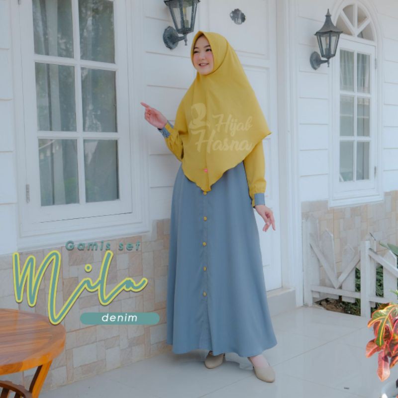 Gamis set mila original by Hijab Hasna