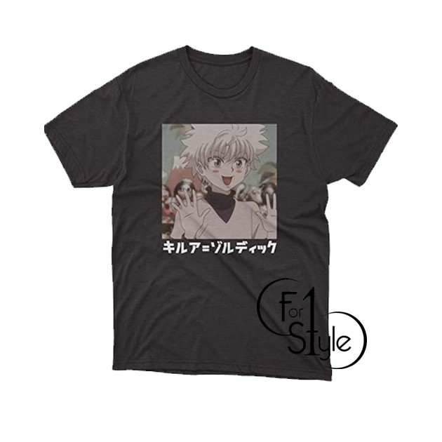 Hypland x Hunter x Hunter Killua Eye Black T Shirt