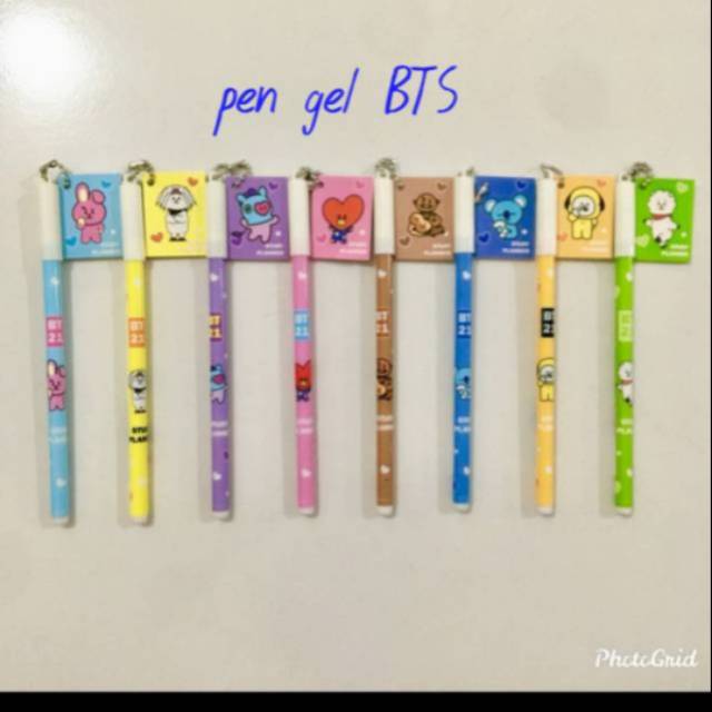 

Pen Gel Bts Gantungan Buku