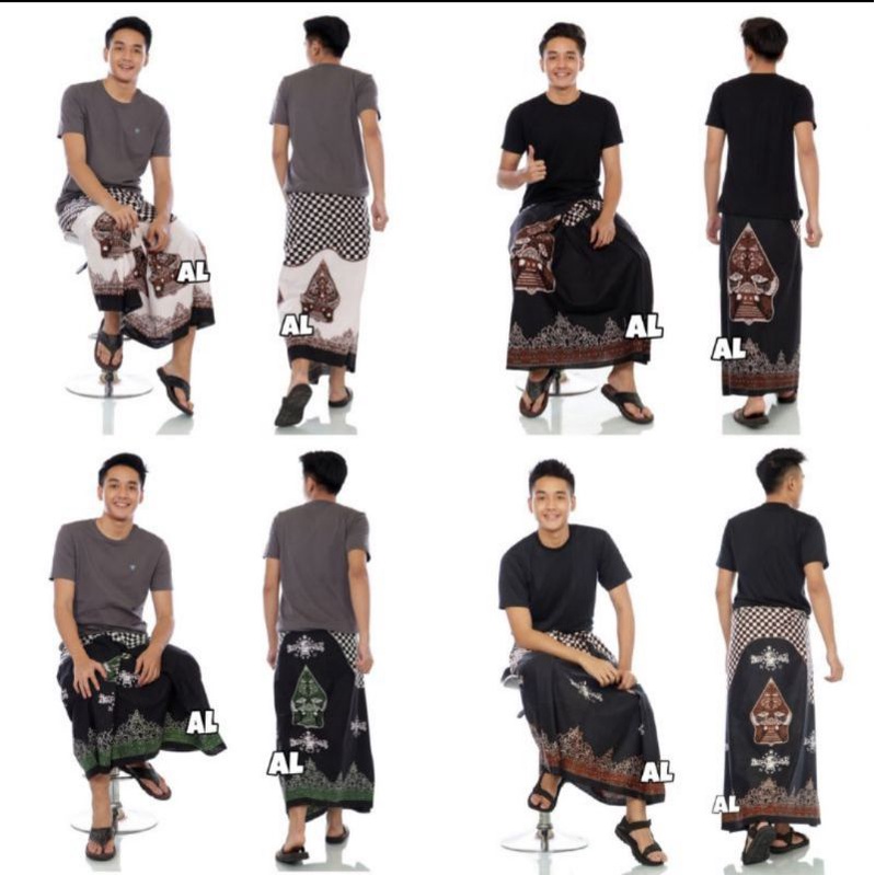 SARUNG BATIK MOTIF WAYANG l WAYANG NU l SARUNG PRIA SANTRI DEWASA