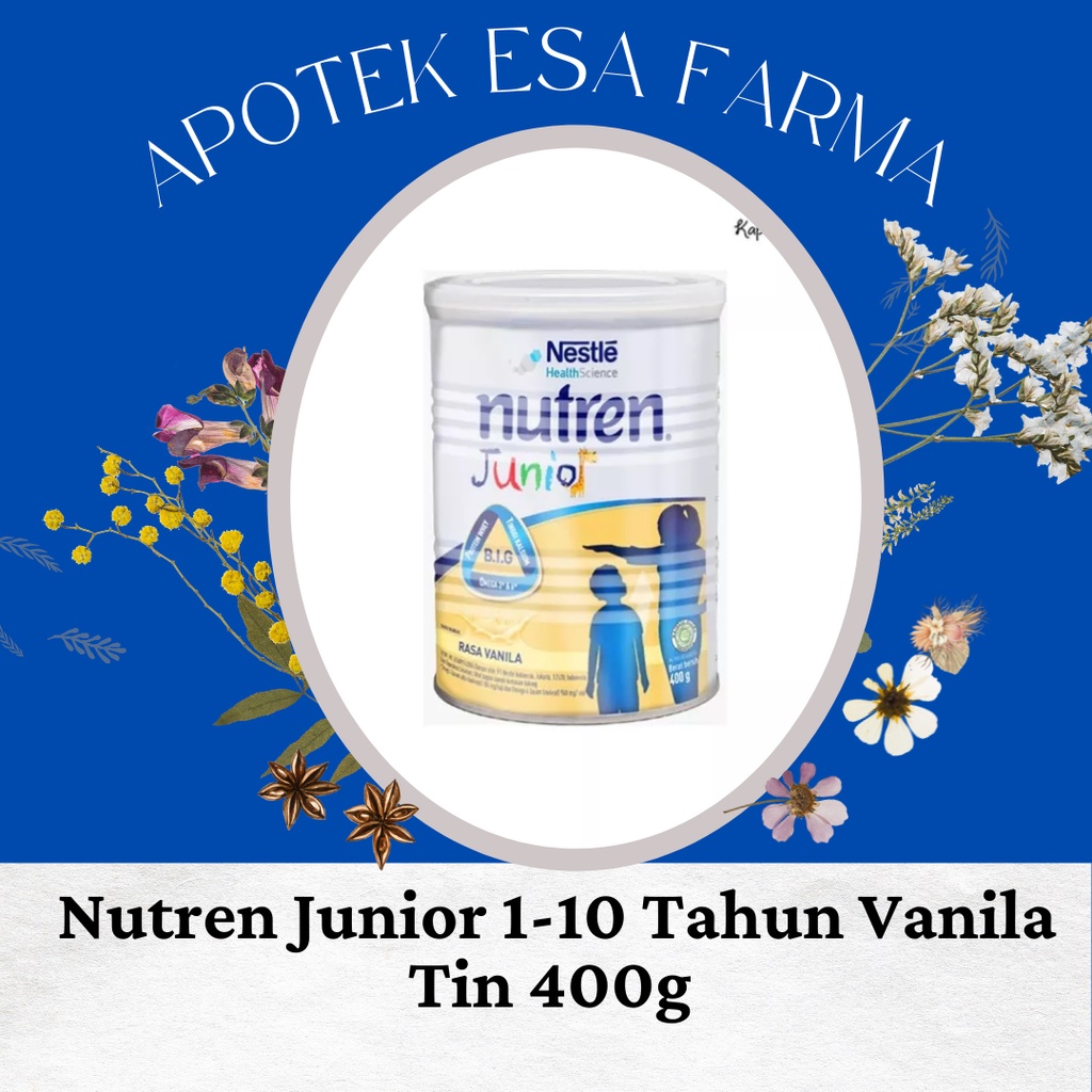 

Nutren Junior 1-10 Tahun Vanila Tin 400g& 800g