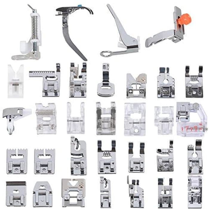 [FREE DVD] Sepatu Set 32 Pcs Mesin Jahit Portable + BOX