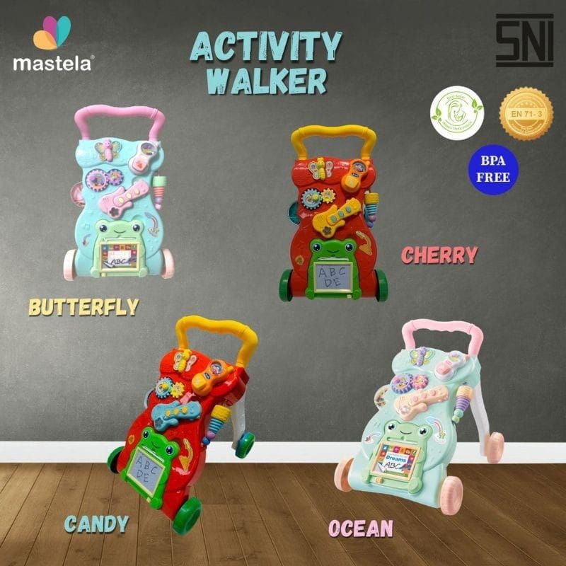 PUSH WALKER MASTELA BABY WALKER BELAJAR BERJALAN