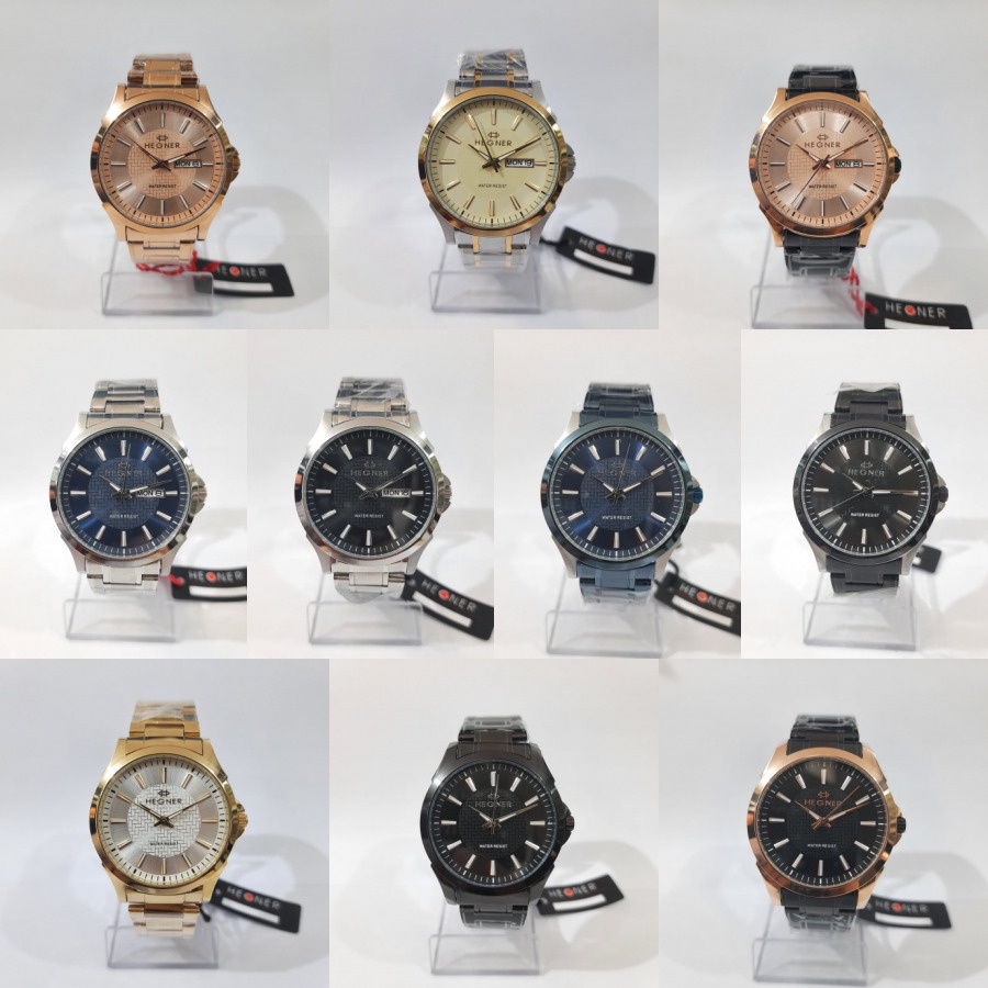 JAM TANGAN PRIA HEGNER 3901 HW 3901G ORIGINAL GARANSI RESMI 1 TAHUN