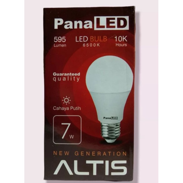 Bohlam Led Panaled Altis Lampu LEDBulb 7 watt BERGARANSI RESMI 1 TAHUN MANTAP