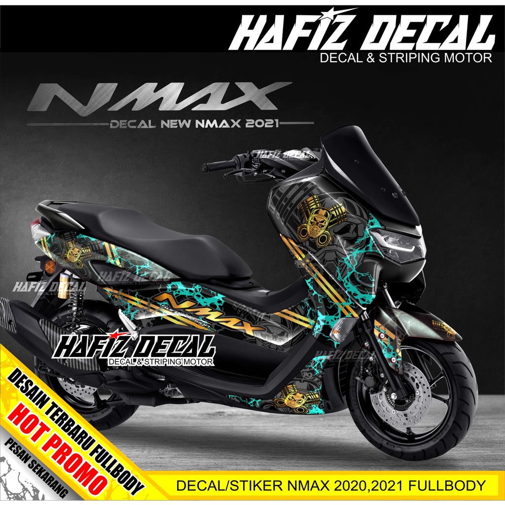 DECAL NMAX, DECAL NMAX NEW, DECAL NMAX NEW FULL BODY, DECAL NMAX 2020, STICKER NMAX NEW