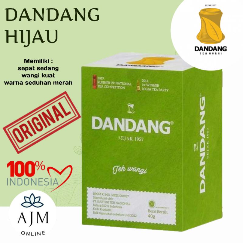 

Teh Tubruk Dandang-Hijau 40gr