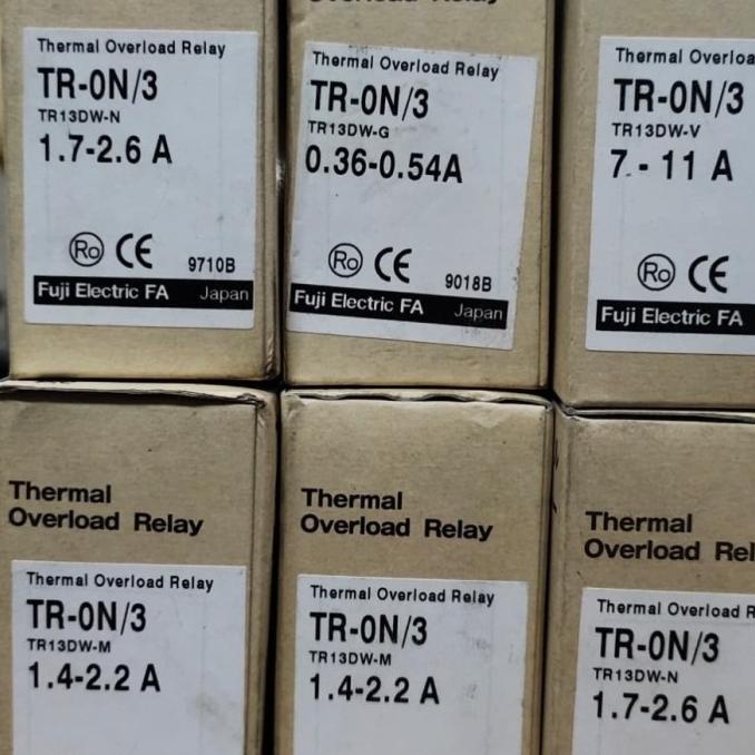 Thermal Overload Fuji Relay Overload TR-0N/3 Fuji Electric