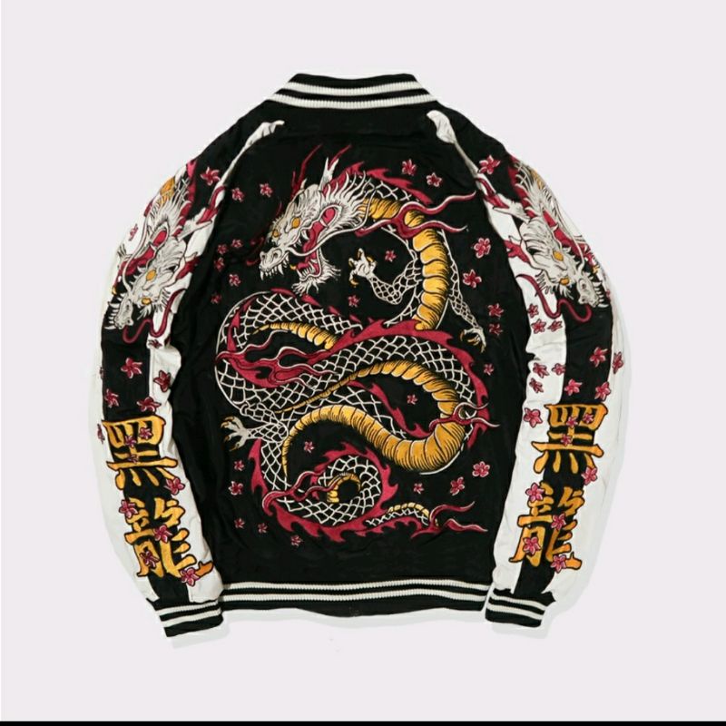 Memphis Origins - KURO RYUJIN - Sukajan Jacket