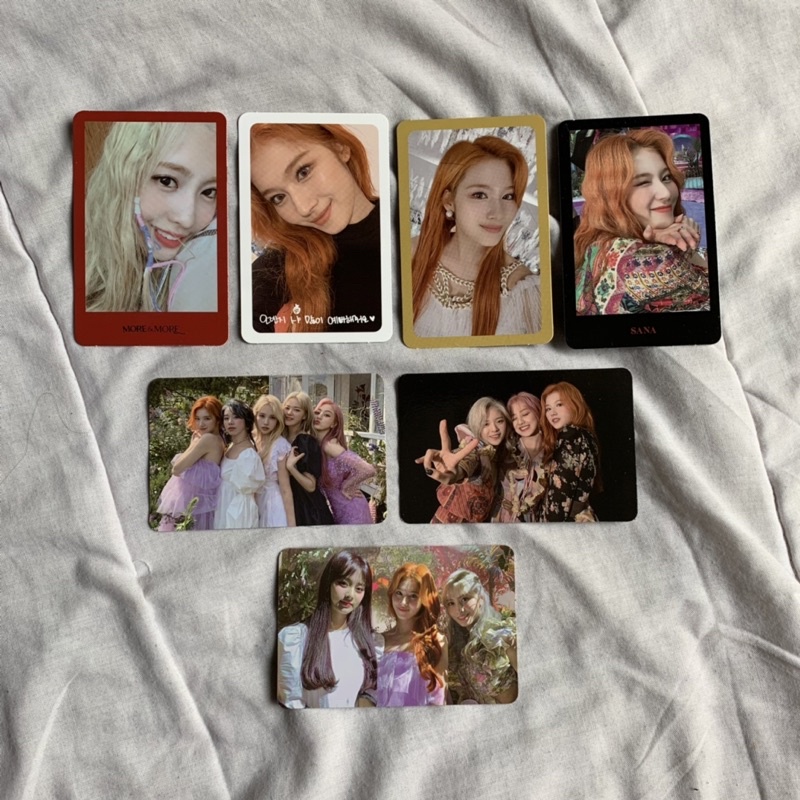 Twice More & More Photocard: Sana Momo unit