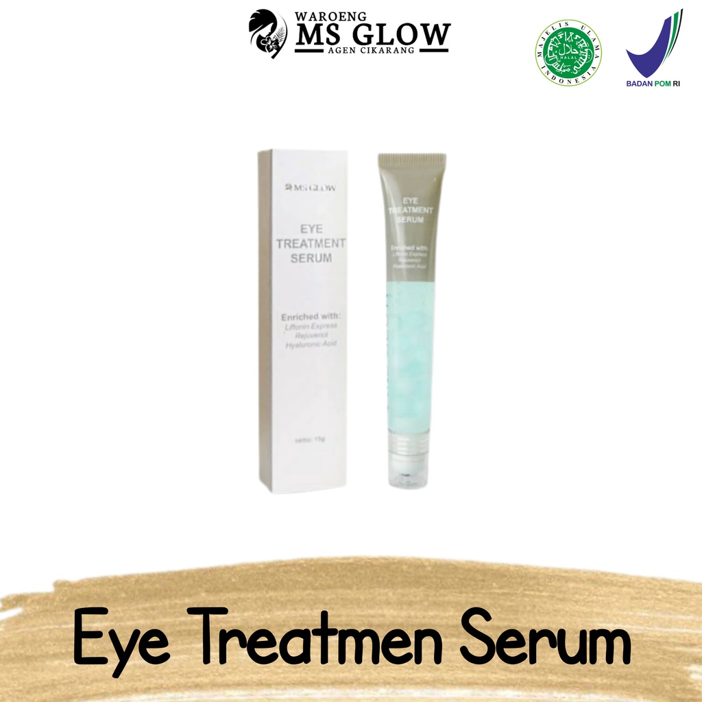 MS GLOW EYE TREATMENT SERUM / EYE CREAM MS GLOW